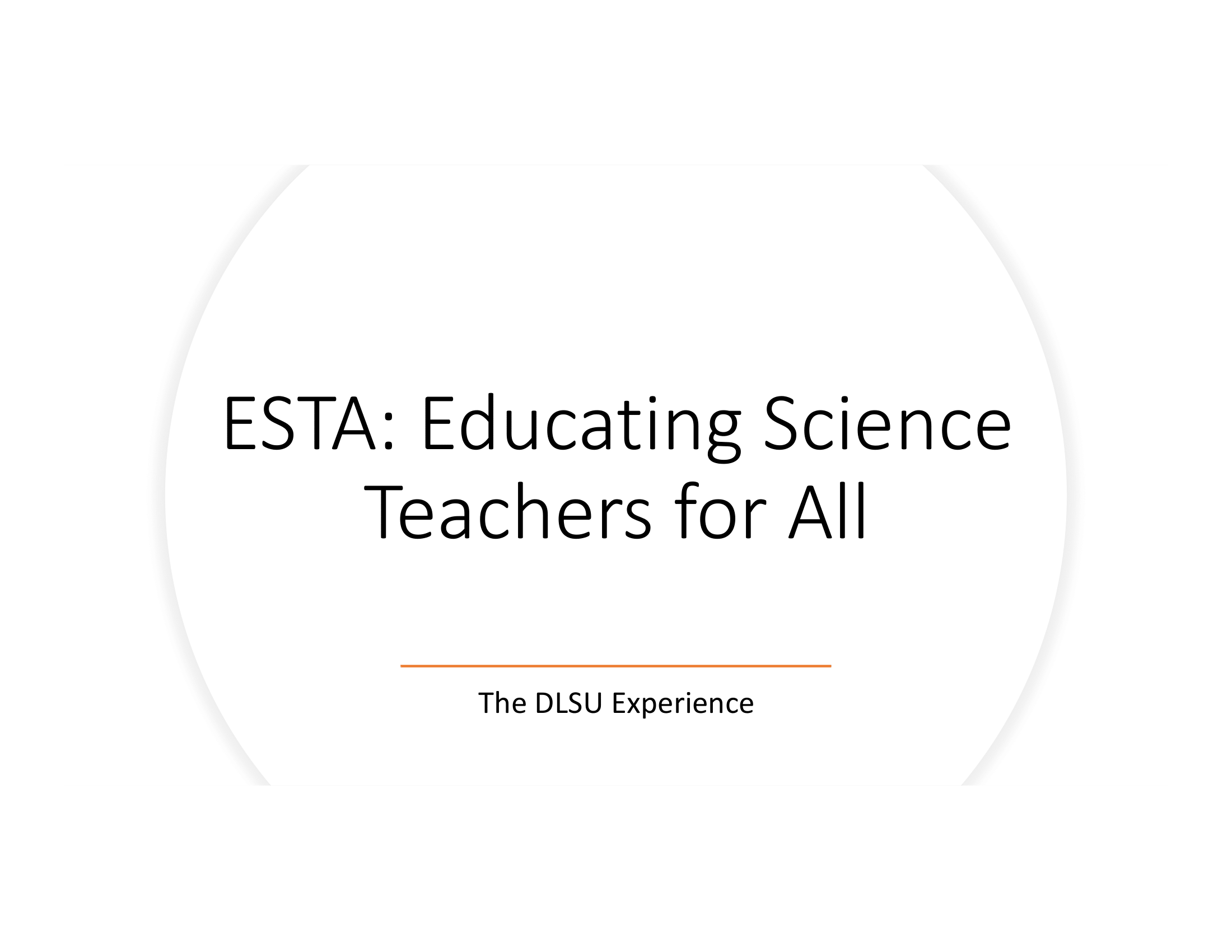 Cover for ESTA: The DLSU Experience